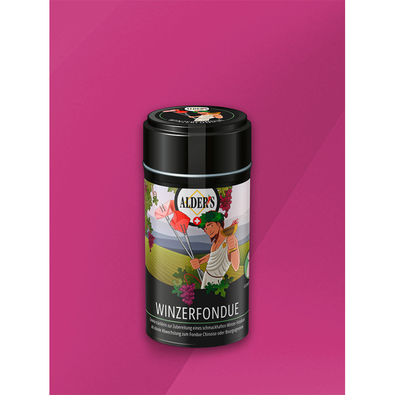 Winzerfondue: 4 Gewürzsäcklein