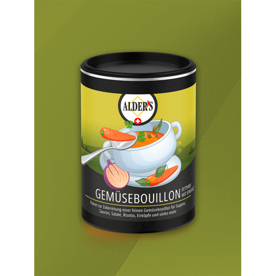 Gemüsebouillon fettfrei mit Einlage