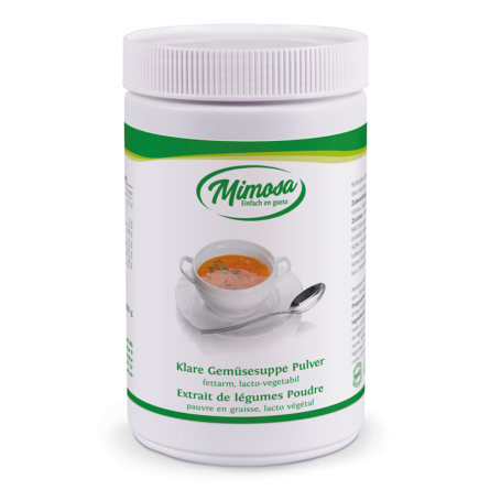 Klare Gemüsesuppe Pulver