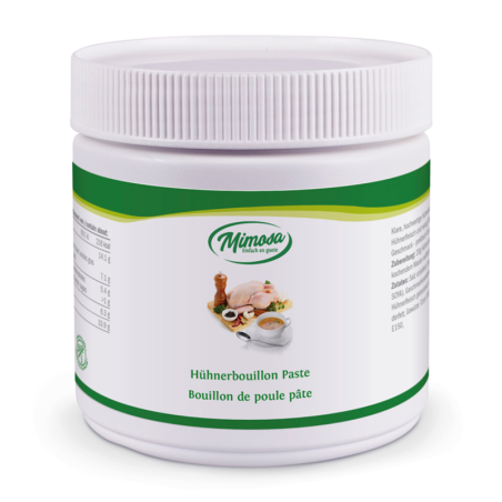 Hühnerbouillon Mimosa, glutenfrei
