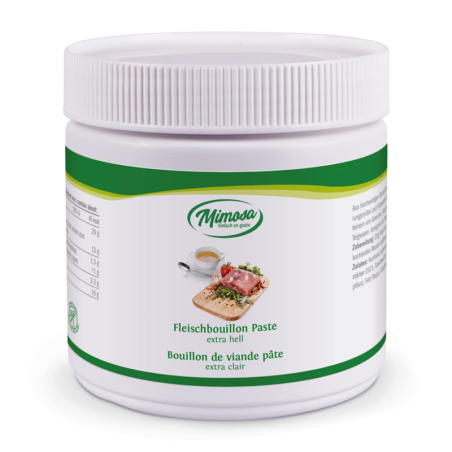 Fleischbouillon extra hell, Mimosa